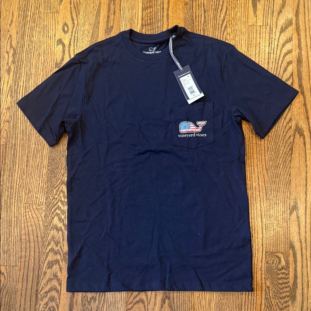 Vineyard Vines Men's Navy Short Sleeve Tee